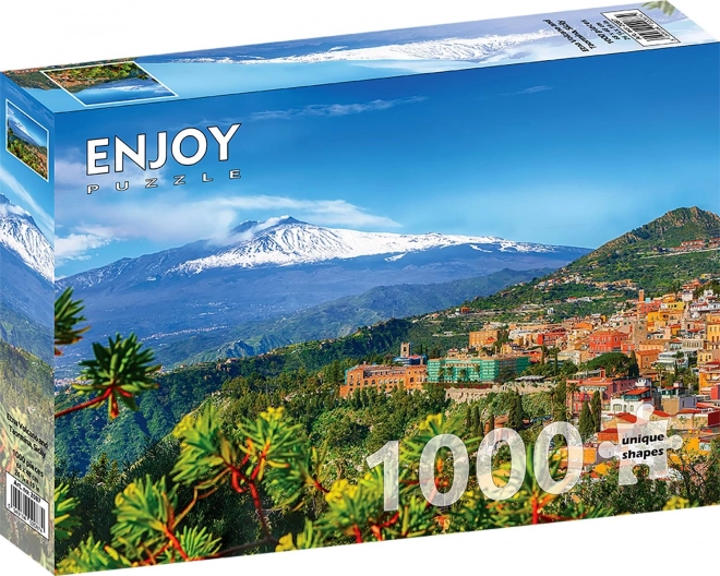 Puzzle Etna a Taormina Sicilia 1000 pezzi