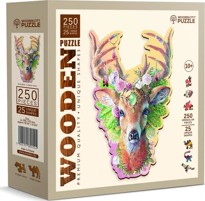 Puzzle in legno Cervo alla moda 250 pezzi