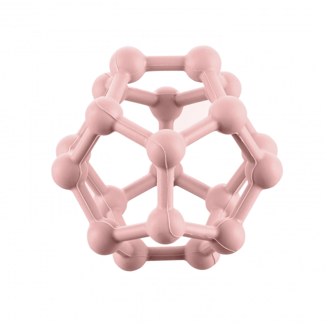 Ciuccio in silicone Atom rosa antico