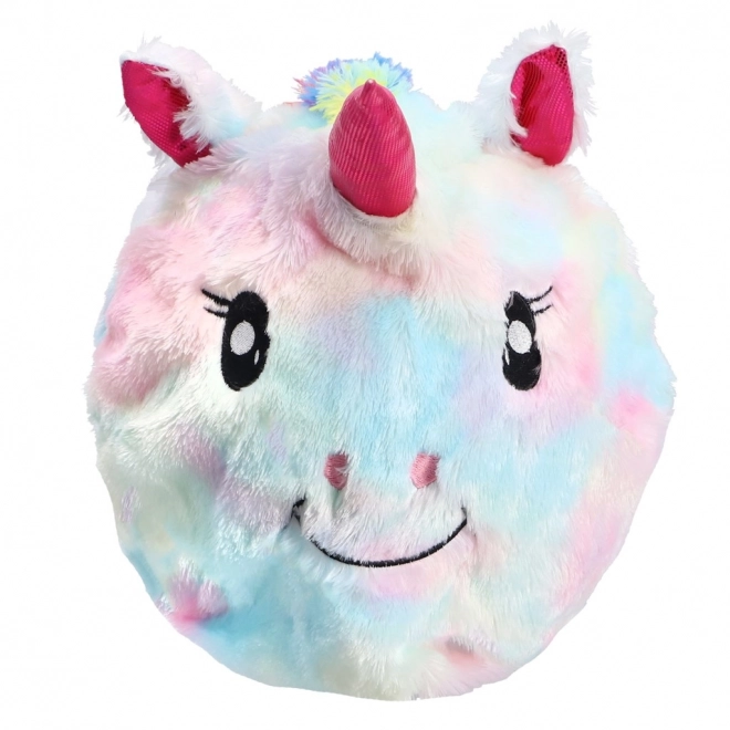 Animale rotondo peluche saltellante 30 cm