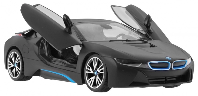 BMW i8 nero RASTAR 1:14 auto con telecomando + telecomando 2,4 GHz