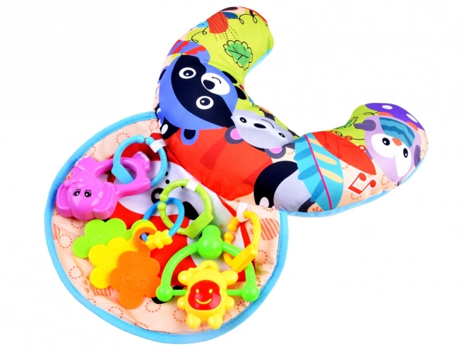 Cuscino stabilizzatore per bambino con giochi colorati – Volpe