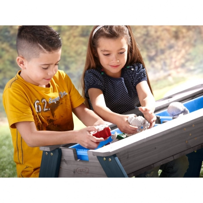Tavolo da picnic Axi Nick con contenitori per sabbia/acqua e ombrellone