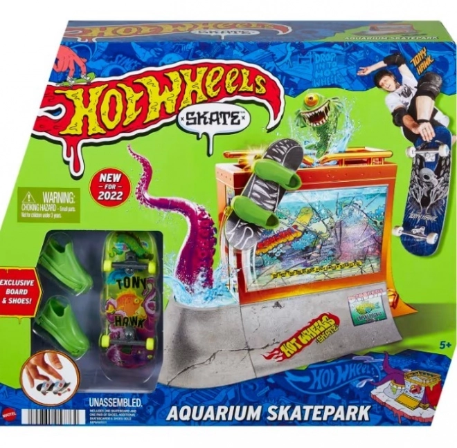 Set di gioco Hot Wheels Skatepark Aquarium