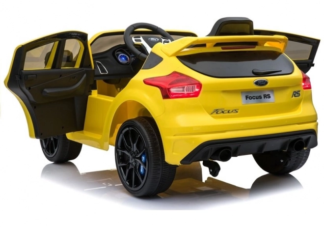 Auto elettrico bambini Ford Focus RS giallo