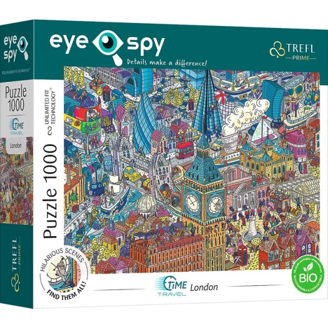 Puzzle UFT Eye-Spy Viaggio nel Tempo: Londra 1000 Pezzi