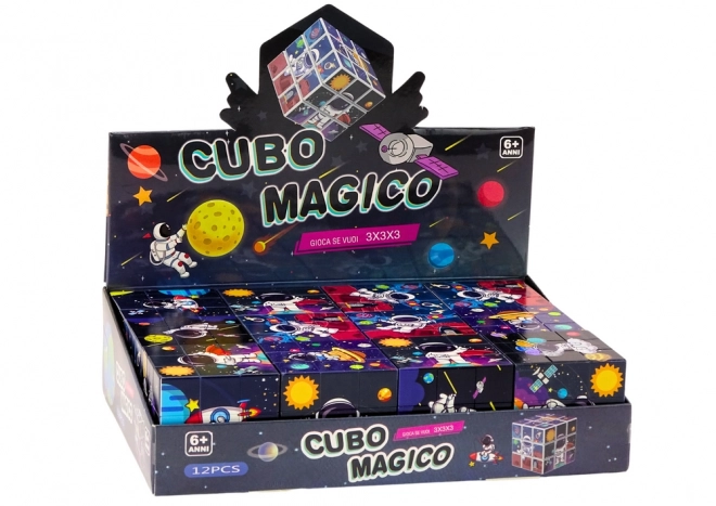 Magico Cubo Educativo Spazio Puzzle Gioco Logico