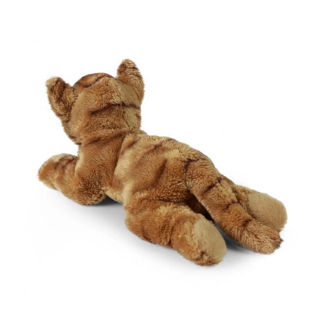 Gatto di peluche marrone eco-friendly 18 cm