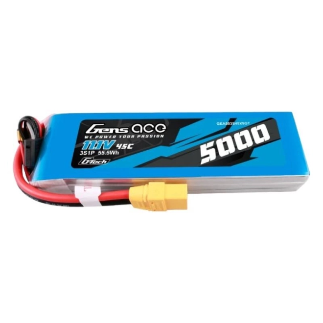 Batteria Lipo Gens Ace 5000mAh 11.1V con Connettore XT90