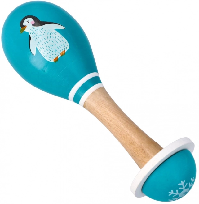 Maracas con pinguino