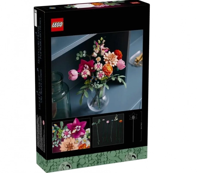 Bouquet di fiori rosa LEGO Botanicals