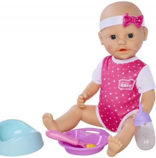 Bambola New Born Baby Hungry 38 cm