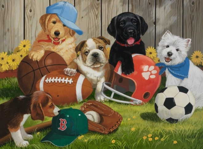 Puzzle 200 pezzi Let's Play Ball di Ravensburger