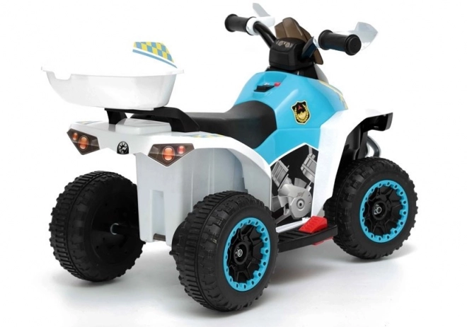 Quadriciclo Ricaricabile GTS1188-A Polizia Bianco