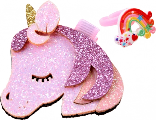 Molletta unicorno per un dettaglio magico