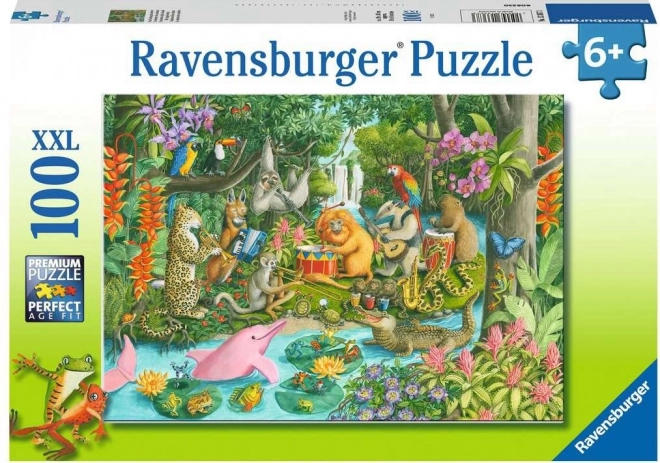 Puzzle RAVENSBURGER Cappella della Giungla XXL 100 Pezzi