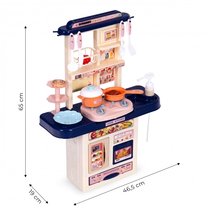 Cucina giocattolo per bambini con suoni e luci LED