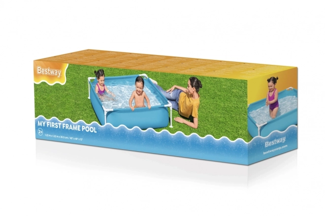 Piscina da giardino per bambini 122 cm x 122 cm x 30 cm Bestway 56217