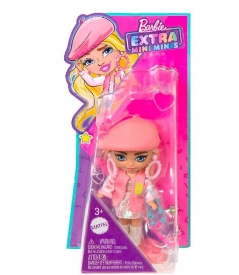 Bambola Barbie Extra Mini Minis con Berretto