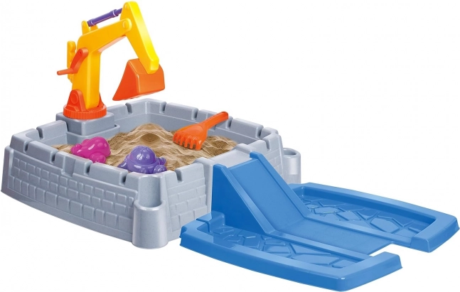 Sabbiera portatile WOOPIE Castello con 9 accessori