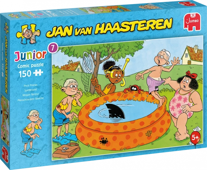 Puzzle Jumbo Jan van Haasteren Junior: Scherzetti in piscina 150 pezzi