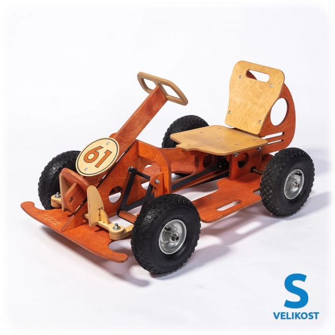 Auto a pedali GOCar piccolo, arancione