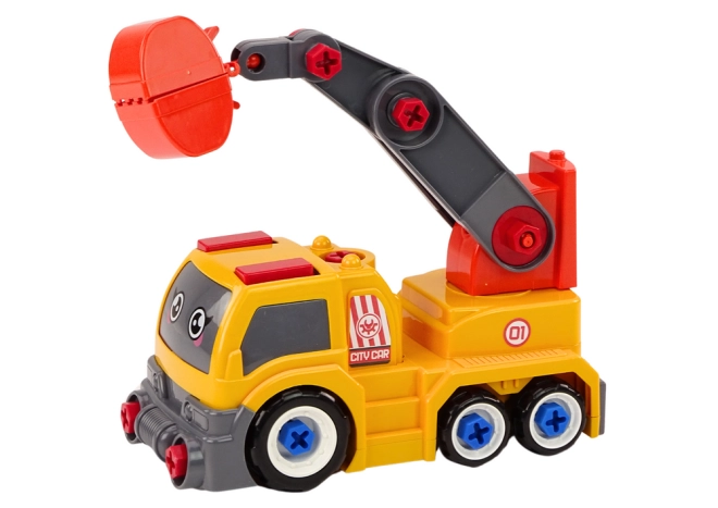Gru mobile con pinza/cucchiaia