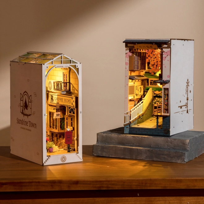 RoboTime Fermalibri Miniatura Casa Sunny Town