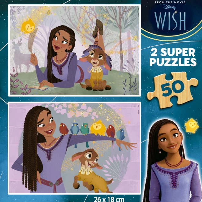 Puzzle in legno EDUCA Per desiderio 2x50 pezzi