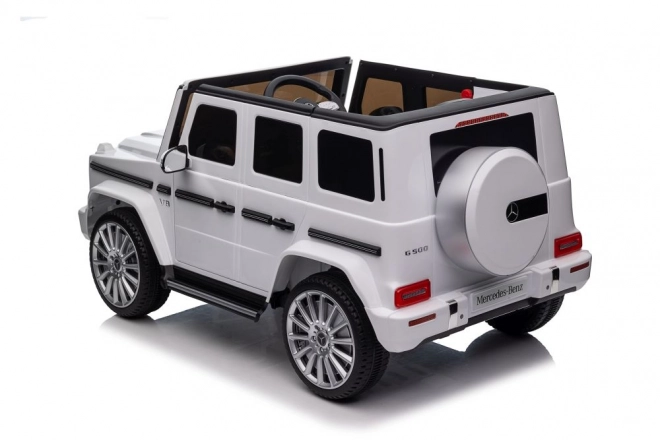 Auto elettrico Mercedes G500 Bianco 4x4