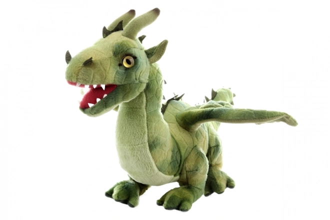 Drago di peluche verde eco-friendly