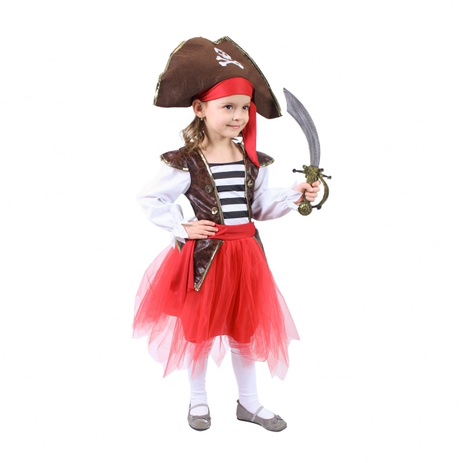 Costume da piratessa per bambina - Taglia S