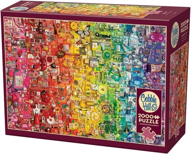 Puzzle Arcobaleno 2000 pezzi COBBLE HILL