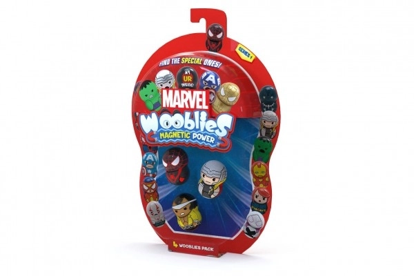 Wooblies 4 pezzi figurine magnetiche assortite