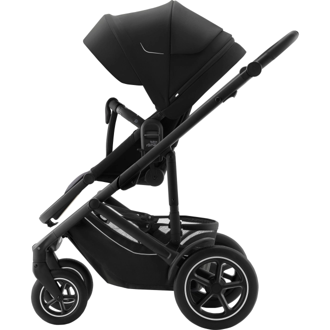 Set passeggino Smile 5Z con culla e seggiolino auto Baby-Safe PRO Classic, Space Black