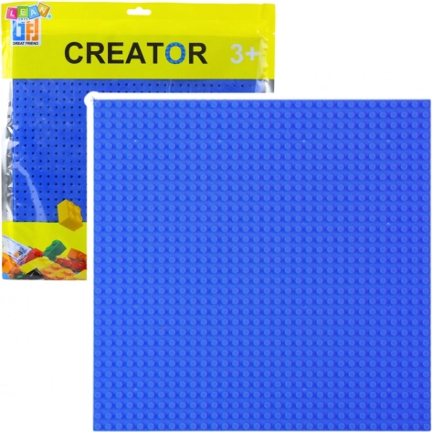 Piastra da costruzione granata 25,5 x 25,5 cm