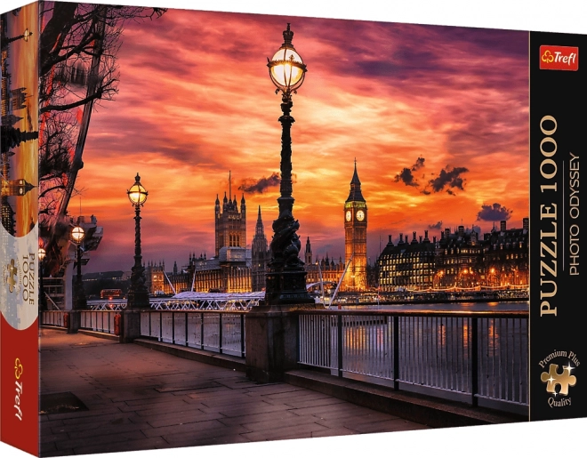 Puzzle TREFL Premium Plus Foto Odissea: Big Ben, Londra 1000 pezzi