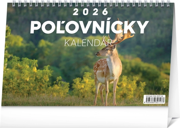 Calendario da Tavolo dei Cacciatori 2026