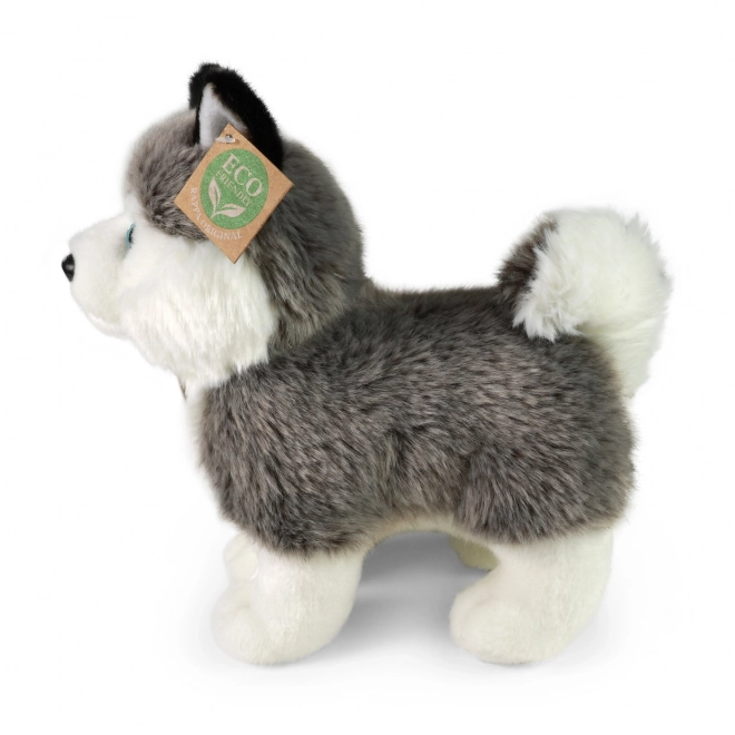 Cane husky di peluche ECO-FRIENDLY 23 cm