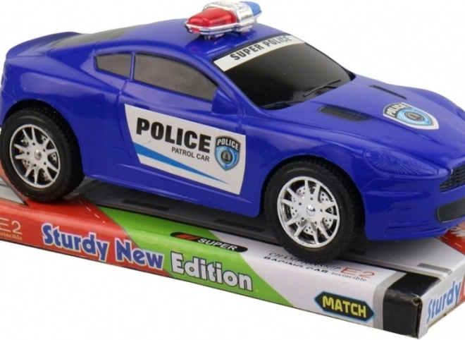 Auto della polizia a inerzia