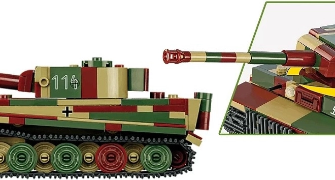 Modello del carro armato Pz.Kpfw. VI Tiger Ausf. E 1:48