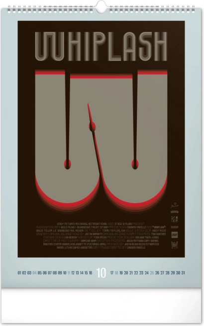 Calendario da parete Locandine di film alternativi 2026