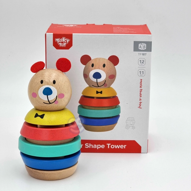 Torre impilabile in legno orsetto