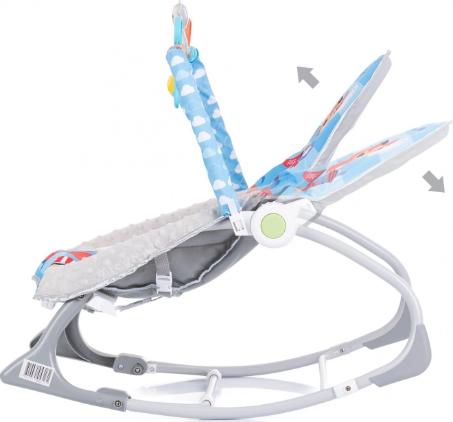 CHIPOLINO Baby Spa vibrante 2in1 – Blu