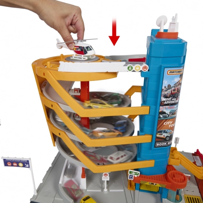 Matchbox action drivers centro di trasporto avventure reali