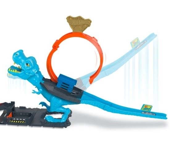 Pista Hot Wheels City Trappola T-Rex