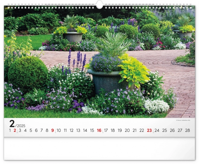 Calendario da parete Giardini 2025