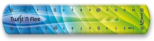 Righello Flessibile Arcobaleno 15 cm