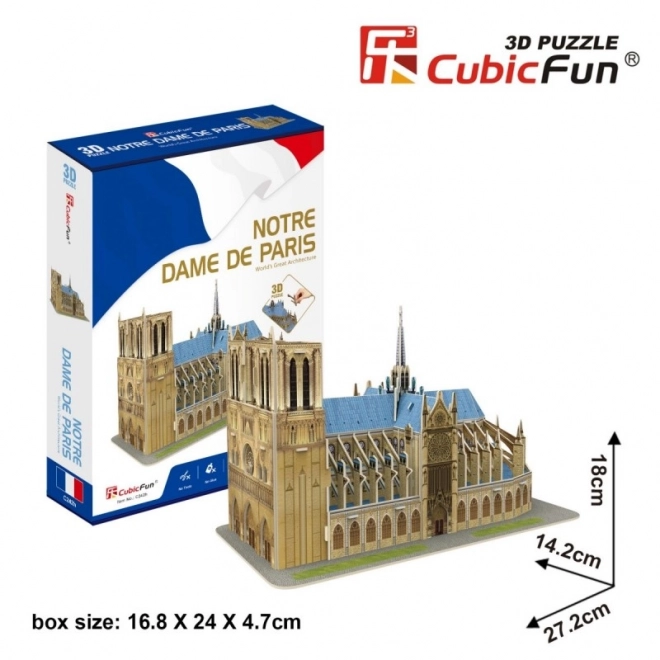 Puzzle 3D Cattedrale di Notre Dame