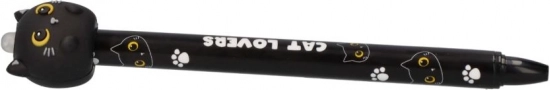 Penna cancellabile con motivo gatto 3D 0,5mm